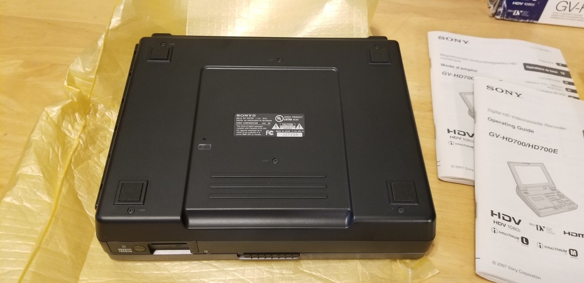 その他 SONY GV-HD700 Sony GV-HD700 HDV Walkman MiniDV VCR Player and Editor - Adorama
