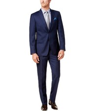 Tallia Mens Tonal Grid Formal Tuxedo