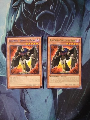 Blackwing - Sirocco the Dawn DL17-EN007 Duelist League Promo Blue & Green 