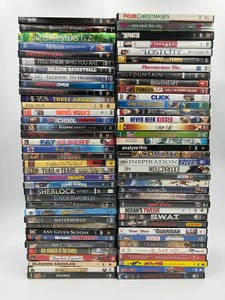 BULK Lot of 75 DVD MOVIES (RANDOM MIX GOOD CONDITION) cheap dvd