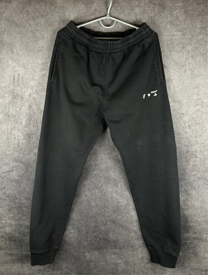 Off-White Sweatpants Black Logo ''Permanent'' Collection Size M/L Portugal CLG