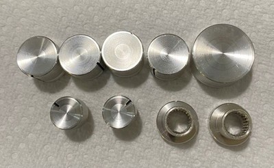 Sansui 2000 Receiver Original Complete Knob Set - OEM Parts with Collars