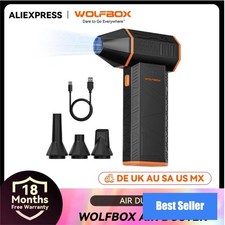 WOLFBOX MF50 Electric Air Duster 110000RPM Rechargeable 3-Speed Blower