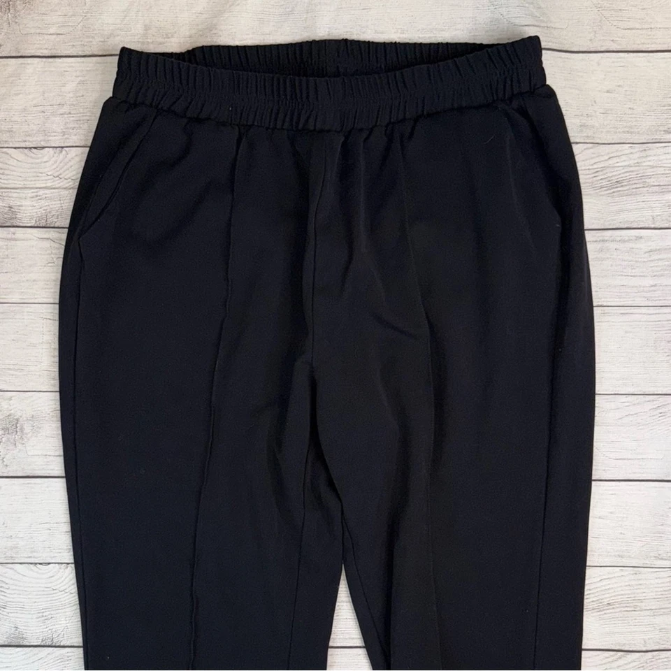 Pantalones de trabajo falsos Universal Standard para mujer negros talla pequeña 14-16 Foto 4 de 4