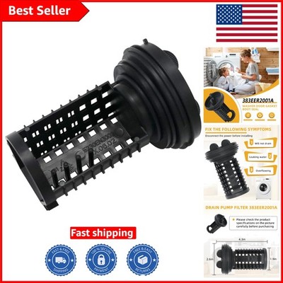 Durable 383EER2001A Washer Drain Pump Filter - Traps Lint & Debris Efficiently
