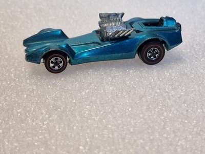 1970 Hot Wheels Redline Strip Teaser AQUA Hong Kong