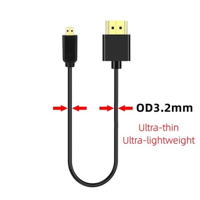 19+1 Core HDMI-Compatible 2.0 4K@60Hz HD Cable Computer SLR Connection Display