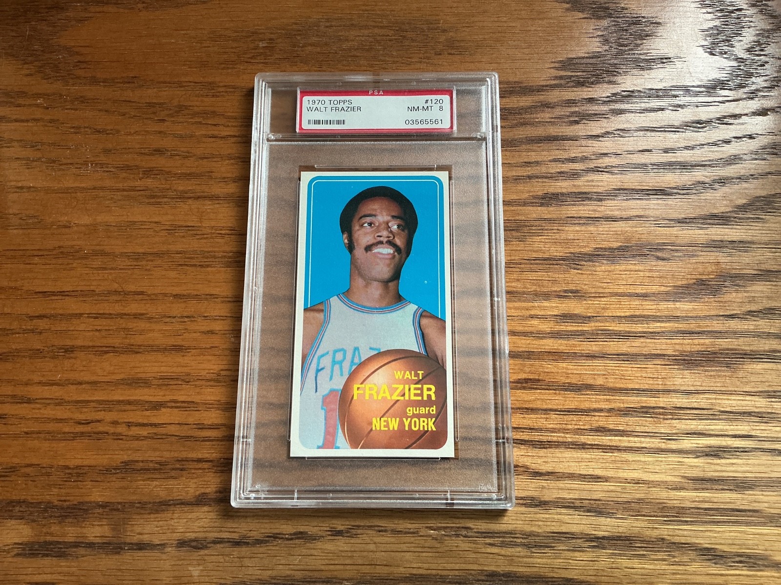 1970 Topps #120 Walt Frazier PSA 8 NM-MT (2nd year card)New York Knicks HOF