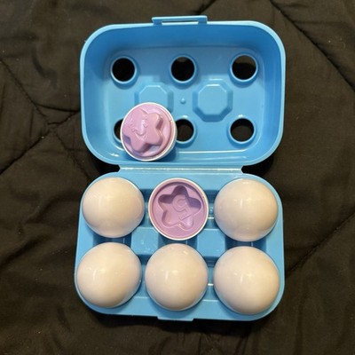 Easter Shape Sorter Eggs 6 Count Toy Sort Count Learn Basket Stuffer