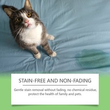 Pet Stain Remover for Cats and Dogs Removes Food Grease Saliva and Mucus Stains