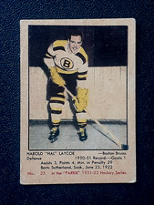 HAL LAYCOE RC 1951-52 PARKHURST 51-52 #25 GOOD+            87342