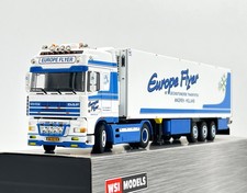 DAF XF95 SSC 4x2 reefer trailer "Europe Flyer" WSI truck models 1:50 scale