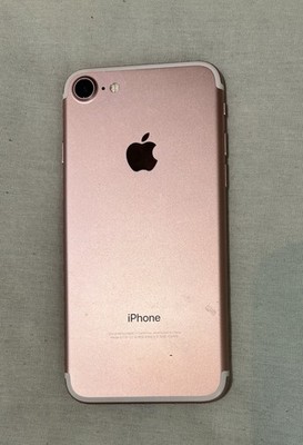 Apple iPhone 7 32GB A1660 Rose Gold Unlocked Smartphone iOS 15.8.3, Earphones 