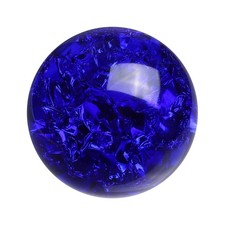 Round Crystal Sphere 50mm 2" Decorative Sphere Crystal Ball Dark Blue