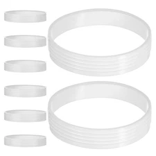 8 Pcs Golf Course Hole Cup Training Aid Putting Trainer Practice Collars