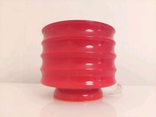 Vintage Ikea Red Glass Table Lamp