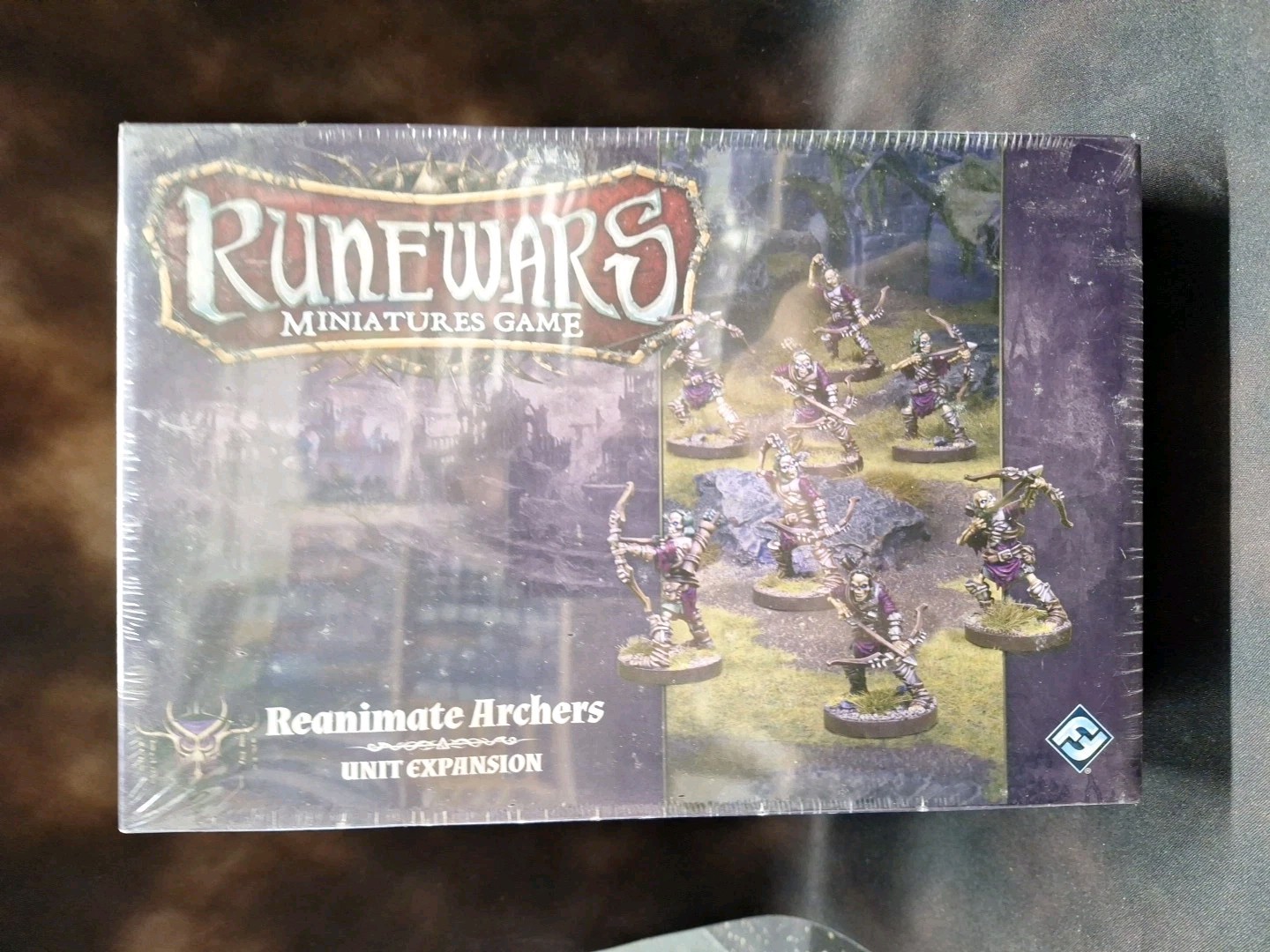 RUNEWARS - WAIQAR REANIMATE ARCHERS Unit Expansion. FFG New Old Stock. OOP