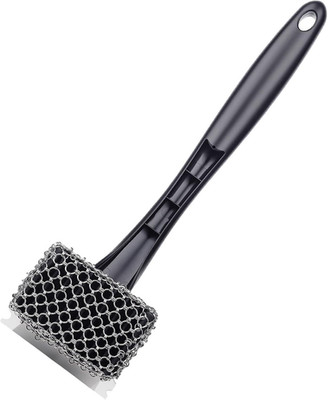 Bristle-Free Grill Brush & Scraper,Durable, Efficient and Extra Safe BBQ Cleanin
