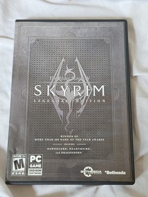 Elder Scrolls V: Skyrim -- Legendary Edition (PC, 2013) Pre-owned Good Condition