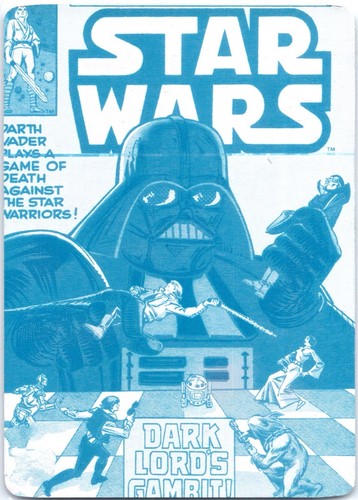 Darth Vader [Printing Plate] #89 Star Wars 2023 Topps card