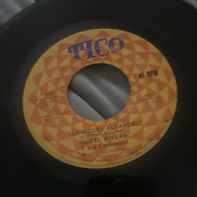 Tico Ismael Rivera y Sus Cachimbos San Miguel Arcangel 7'' 45 RPM Vinyl
