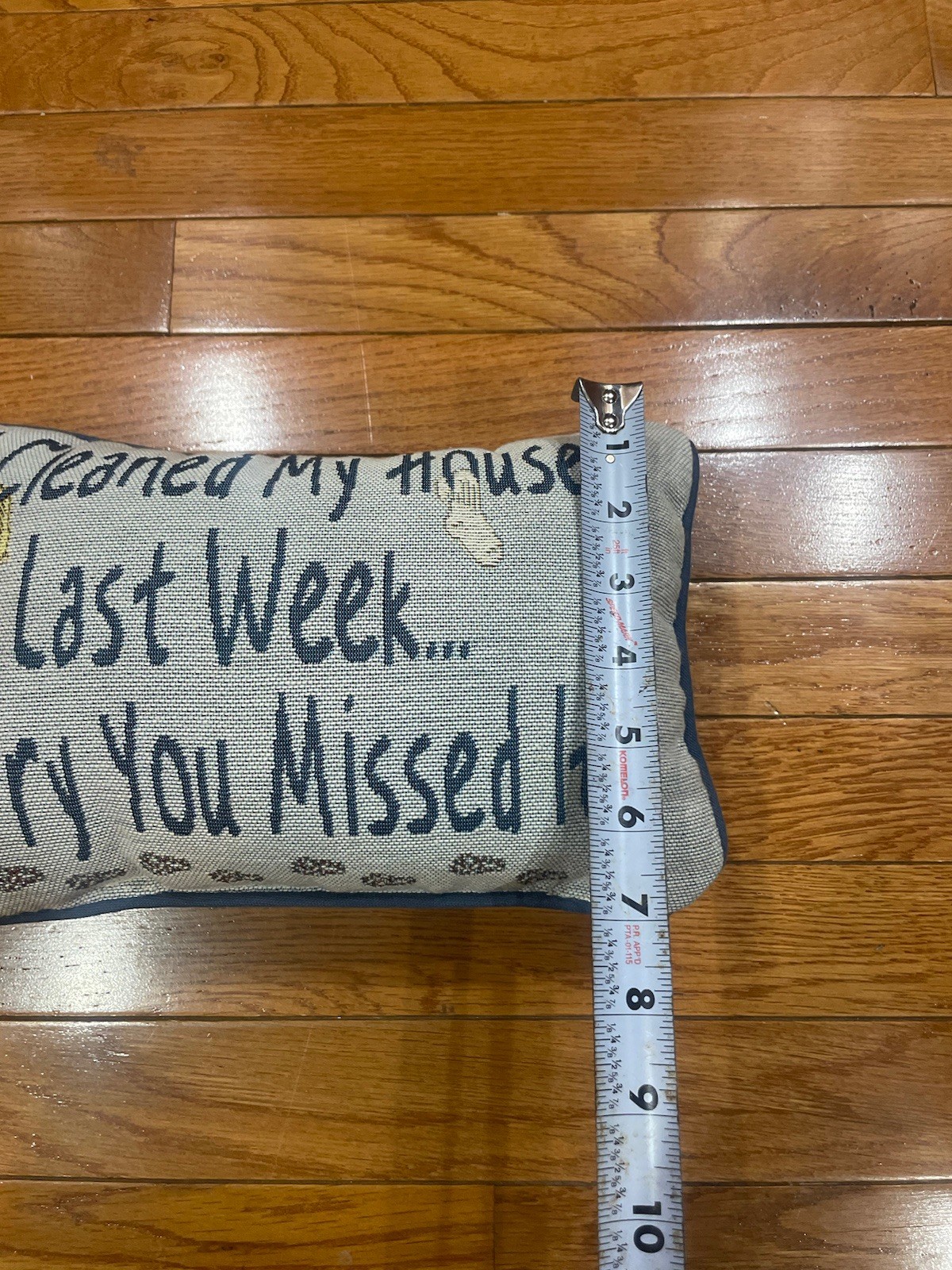 Tapestry Throw Pillow I Cleaned my House Last Week You Missed It.  Decorative 