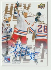 2025-26 UD NY RANGERS CENTENNIAL HEY, HEY, HEY ! AUTO 1:90 PACKS STEPHANE