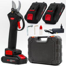 Forbici Potatura Con 2 Batterie Da 48V, Comoda Valigetta, Cesoie Elettriche Port