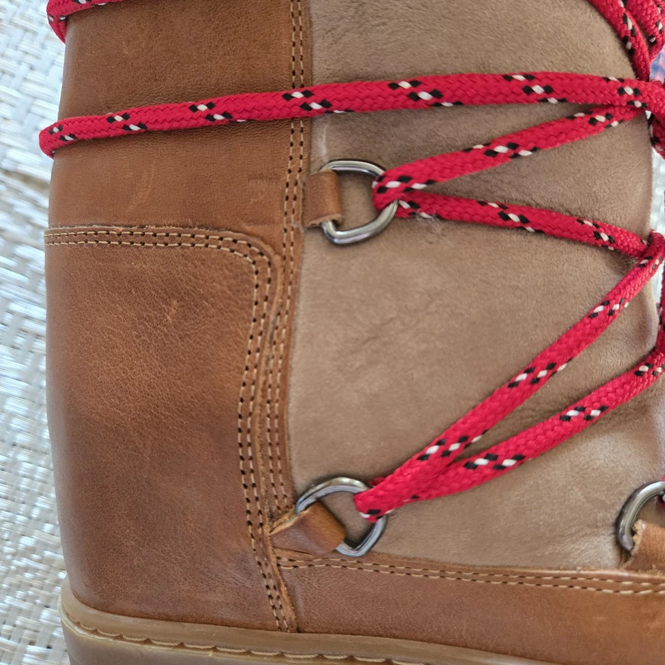 Isabel Marant Gamuza/Lana Forro Polar Bota de Cuña Talla 35/US 5.5 NUEVO-LEER Foto 4 de 4