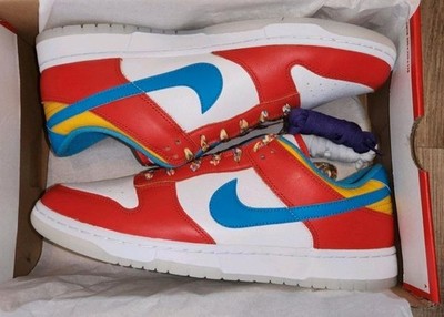 Nike Dunk Low LeBron James Fruity Pebbles, Größe 42, Sneaker, Bunt, Weihnachten