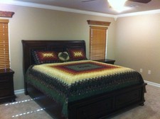 Multicolor king size quilt set