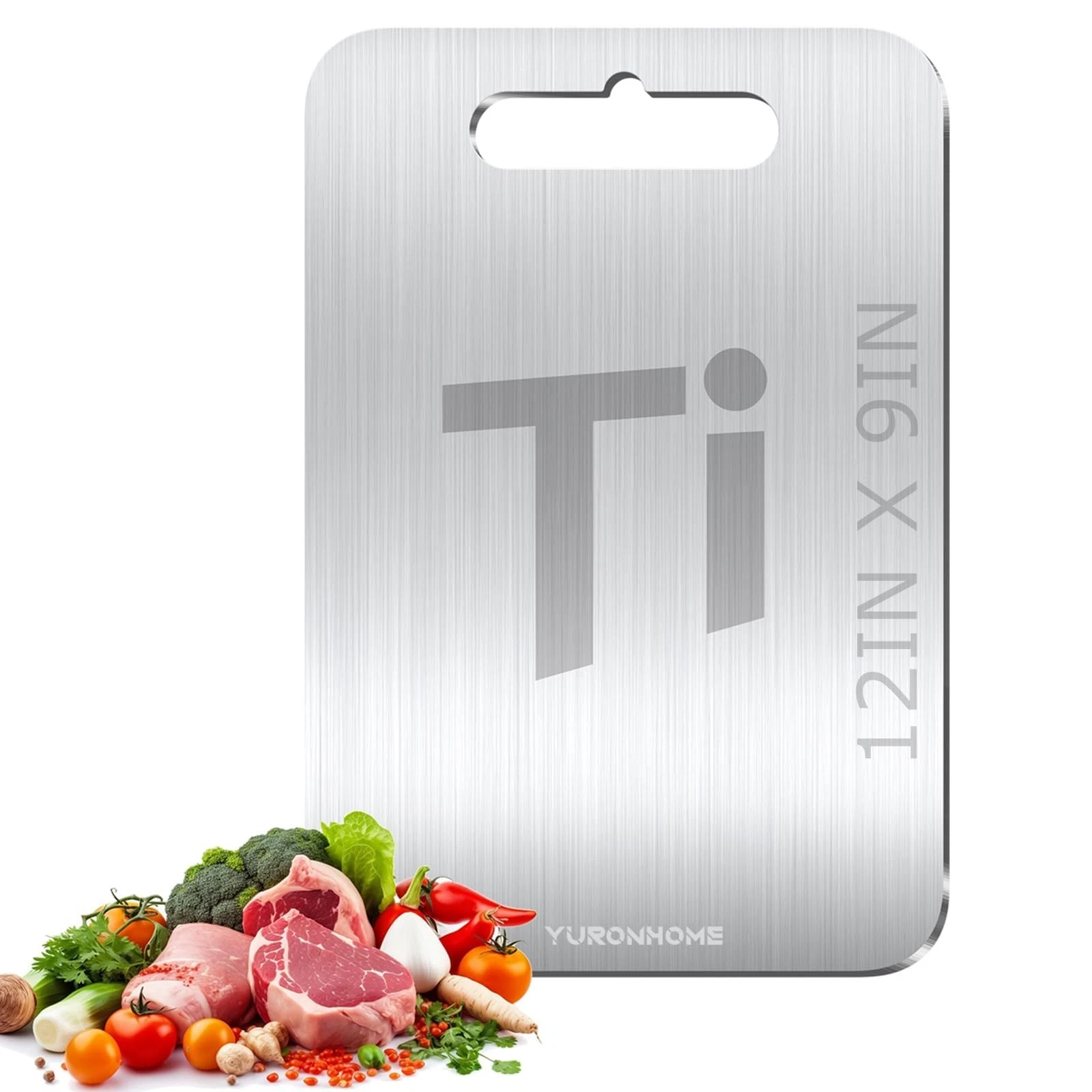Titanium Cutting Boards,Cutting Boards for Kitchen, Double-Sided Food-Grade, ...