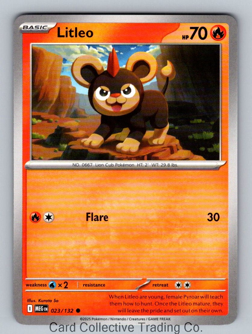 Litleo Common ME01: Mega Evolution 023/132 NM Normal