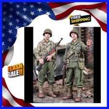 1/35 US Infantry, Resin Model figure soldier, Military themes, Unassembled a...
