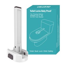 Toilet Locks Baby Proof - OKEFAN Seat Lock Child Safety for White