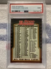 2000 Bowman Checklist #183-240 PSA 9 MINT Tom Brady Patriots RC