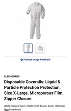 Kleenguard 042024 A3 COVERALL XL