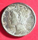 1943D US Mercury SILVER Dime "Denver" Mint! XF! Old US Coin