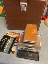 Vintage Polaroid SX-70 Land Camera With Case And 20 Flashes, As Is