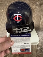 Miguel Sano Minnesota Twins Signed Autographed  Mini Helmet JSA Certified