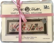 VTG Mill Hill Simply Seasonal Welcome May/June MHSSW3 Beaded Cross Stitch Kit