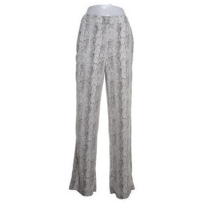 Mango, Palazzohose, Größe: 36, Grau/Weiß/Schwarz, Schlangenhaut, Damen #RRg