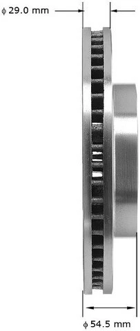 Rotor de freno de disco Bendix PRT5182 para 97-05 Blazer Bravada Hombre Jimmy S10 Sonoma Foto 4 de 4