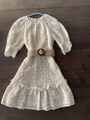 white christmas dresses Crochet Midi Dress | Corha main image 1