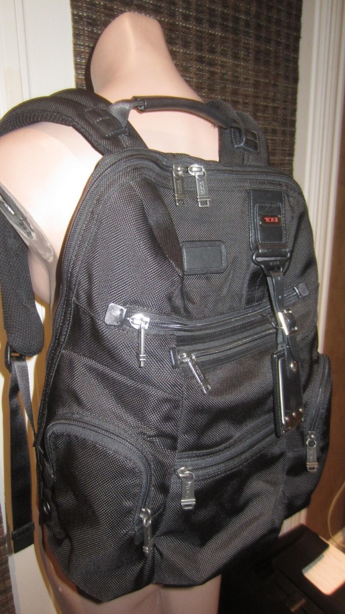 W@W Tumi Alpha Bravo Backpack Ballistic Nylon + Leather W@W Tumi Alpha Bravo Backpack Ballistic Nylon + Leather