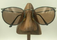 Vintage Dakota D-22 C3/A Blue Green Metal Oval Sunglasses FRAMES ONLY