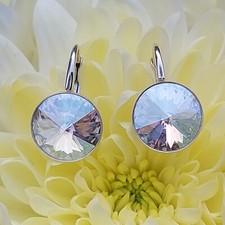 925 sterling silver swarovski crystal earrings