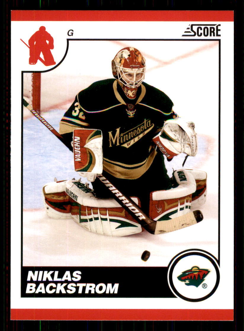 2010-11 Score #260 Niklas Backstrom Minnesota Wild