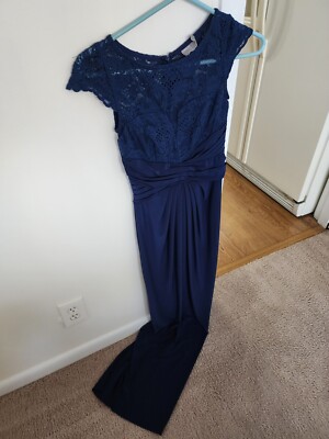 alessandra rich blue lace dress Alessandra Rich - Silk Slip Midi Dress - 40