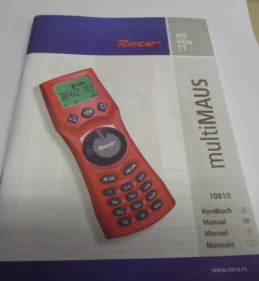 Roco / Fleischmann 10810 Multimaus Handbuch Anleitung NEUWARE